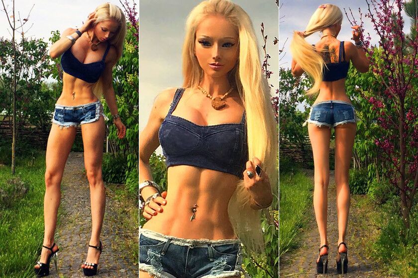 Free porn pics of Valeria Lukyanova human barbie doll bimbo fuck doll 1 of 12 pics