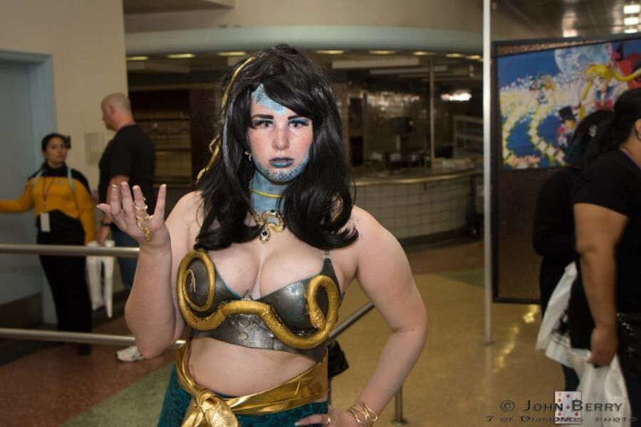 Free porn pics of Cosplay Slut Grace as Medusa 10 of 14 pics