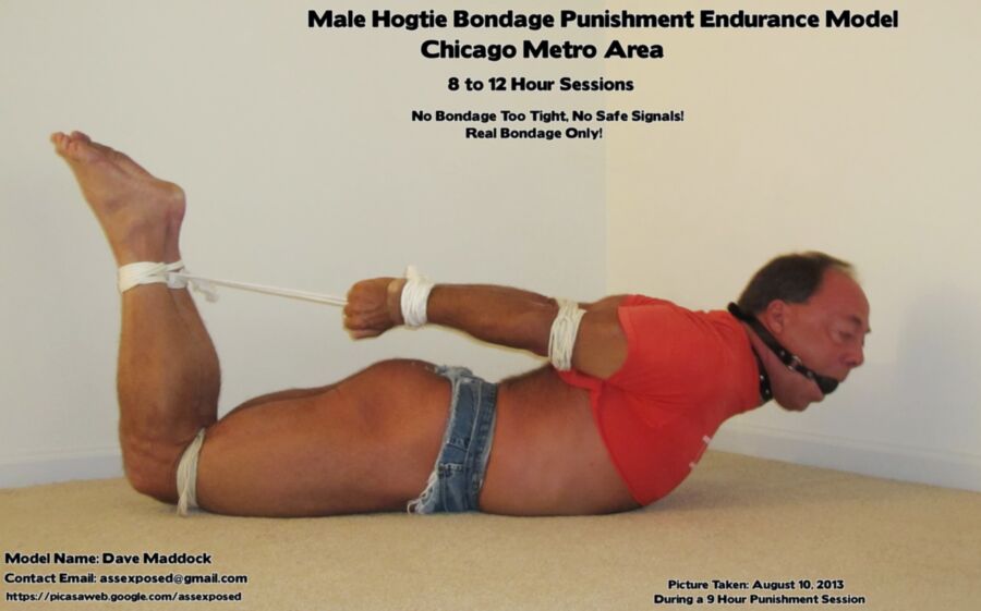 Free porn pics of Endurance Hogtie Bondage Punishment Money slave 5 of 8 pics