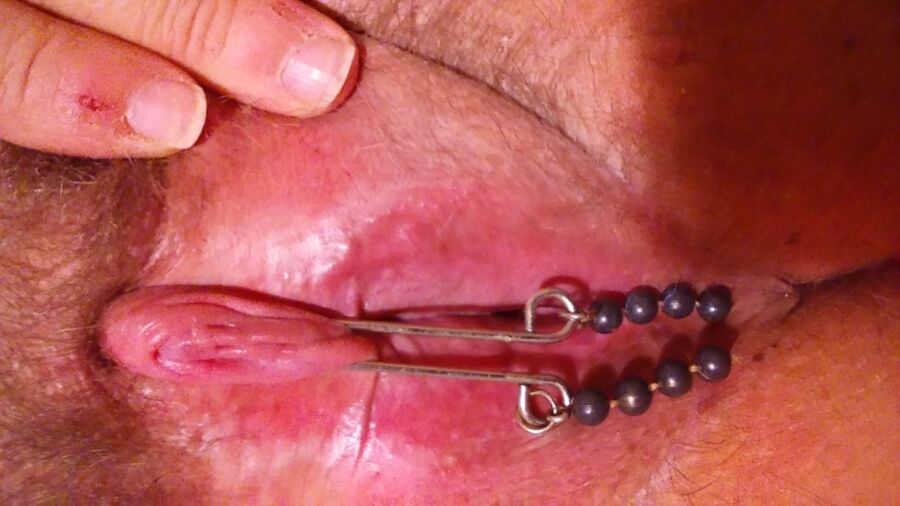 Free porn pics of My Wife Wearing Her Pussy Jewerly For Your Comments 3 of 7 pics