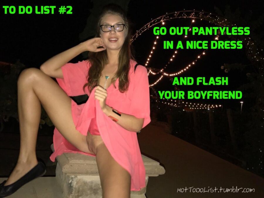 Free porn pics of Captions  To  Do list for sluts 1 of 21 pics