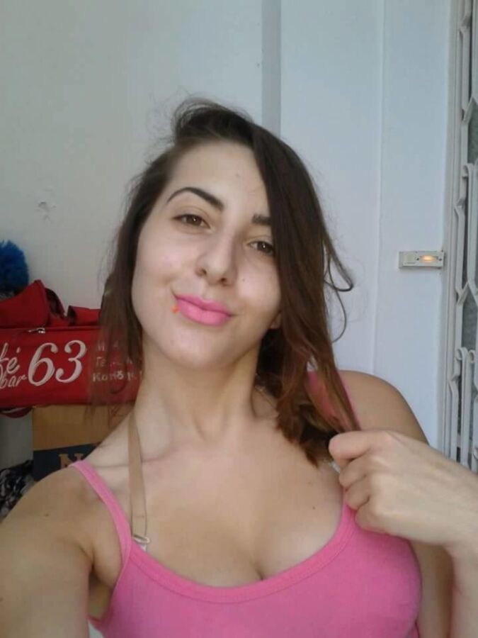 Free porn pics of Greek busty chav slut Vasia 9 of 95 pics