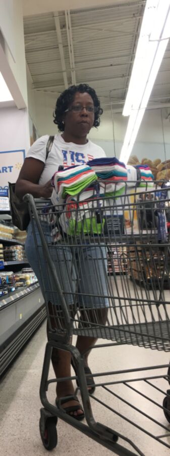 Free porn pics of Store Candids of big booty ebony GRANNY 11 of 16 pics