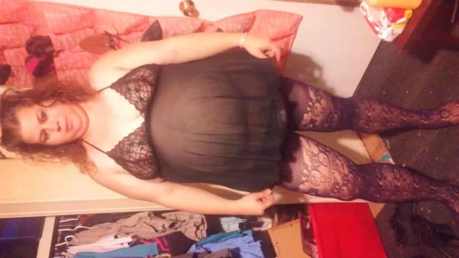 Free porn pics of My Wifes New Lingerie, With Tights, For Your Comments 1 of 30 pics