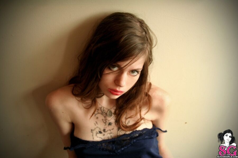 Free porn pics of Charm - Celestial-SuicideGirls tatoo Pale emo teen 1 of 39 pics