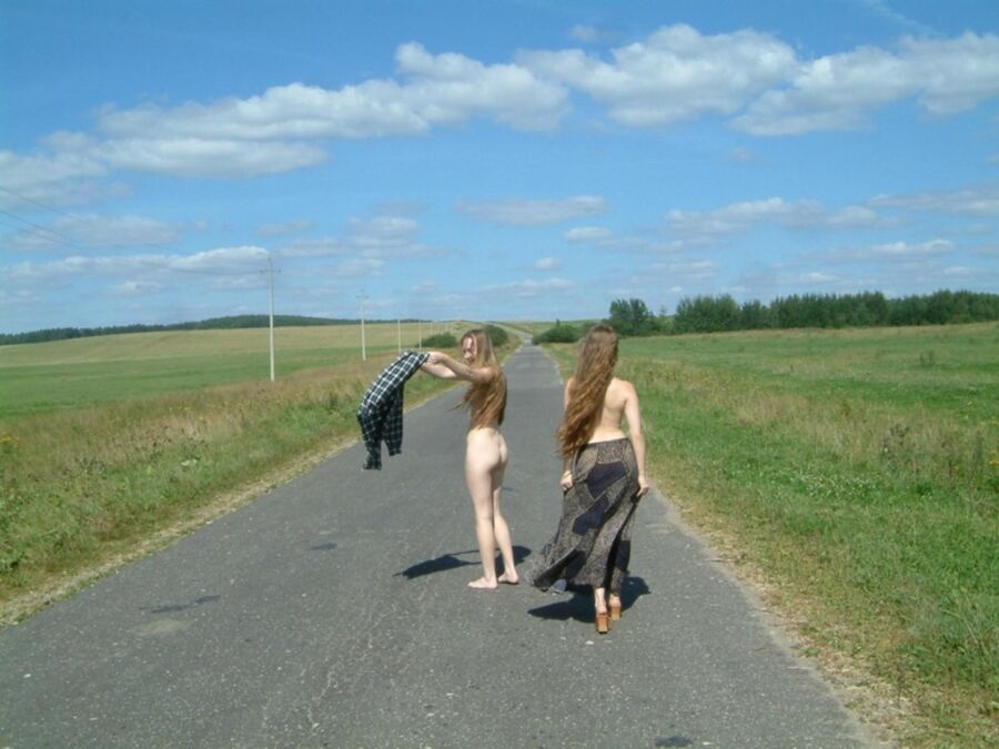 Free porn pics of Alena B and Asja - Sisters On The Road nude in russia - peeing 11 of 190 pics