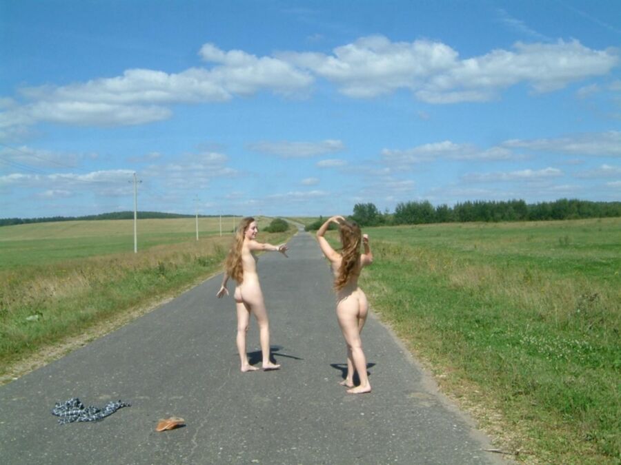Free porn pics of Alena B and Asja - Sisters On The Road nude in russia - peeing 21 of 190 pics