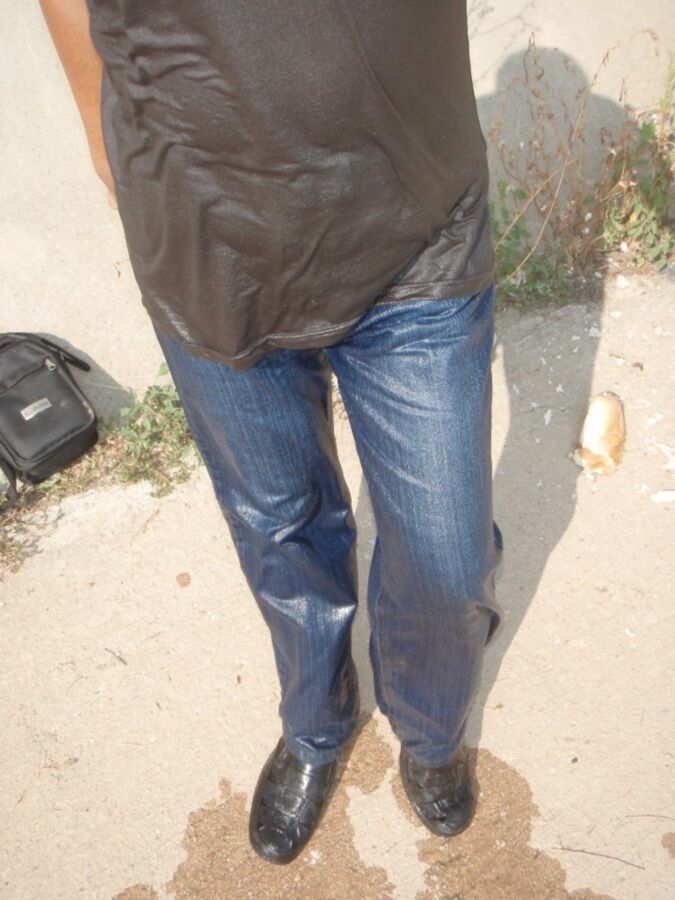 Free porn pics of My wet old blue jeans  7 of 85 pics