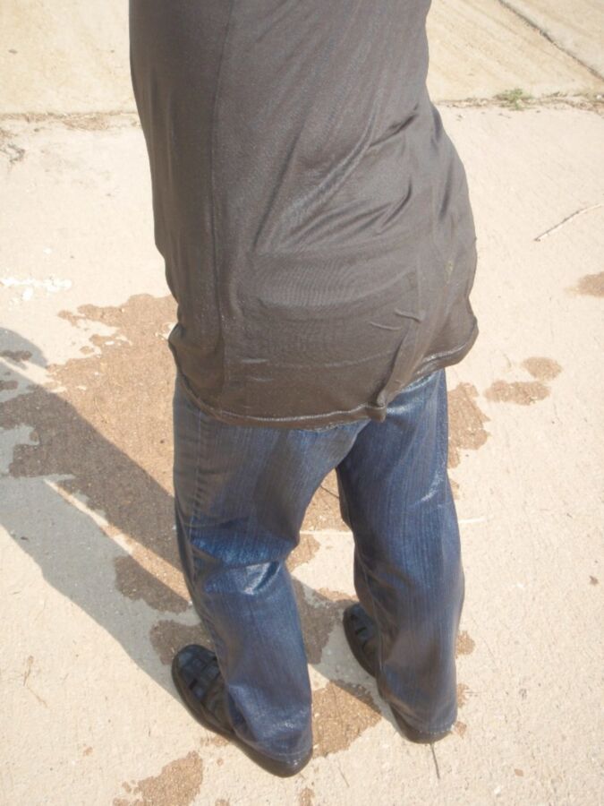 Free porn pics of My wet old blue jeans  8 of 85 pics