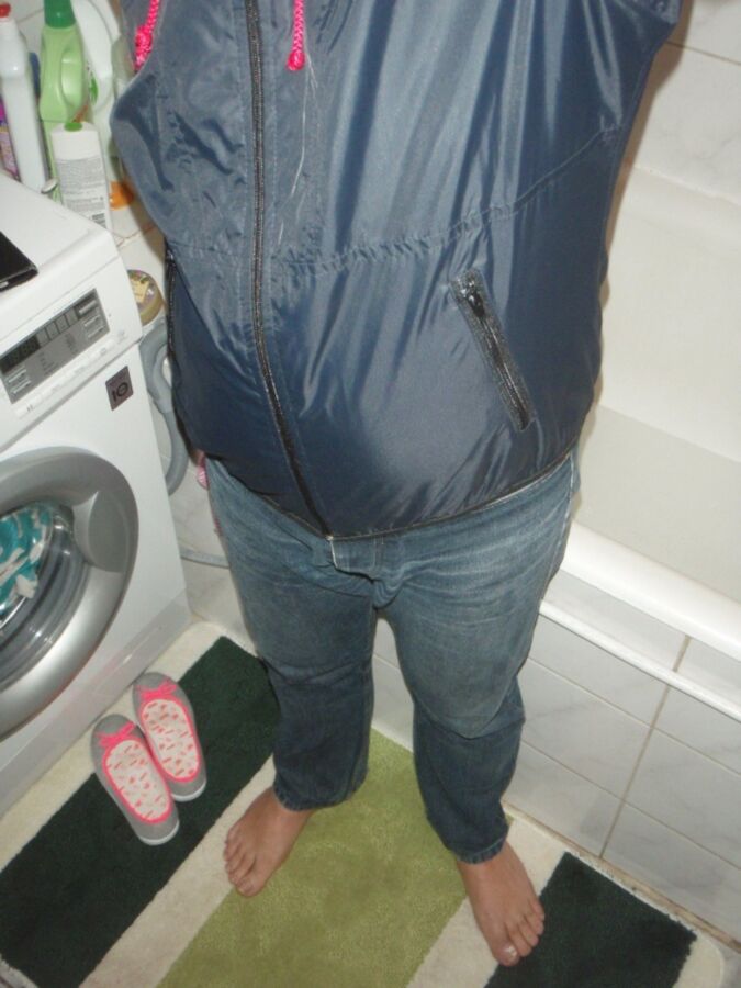 Free porn pics of My wet rain jacket 12 of 35 pics