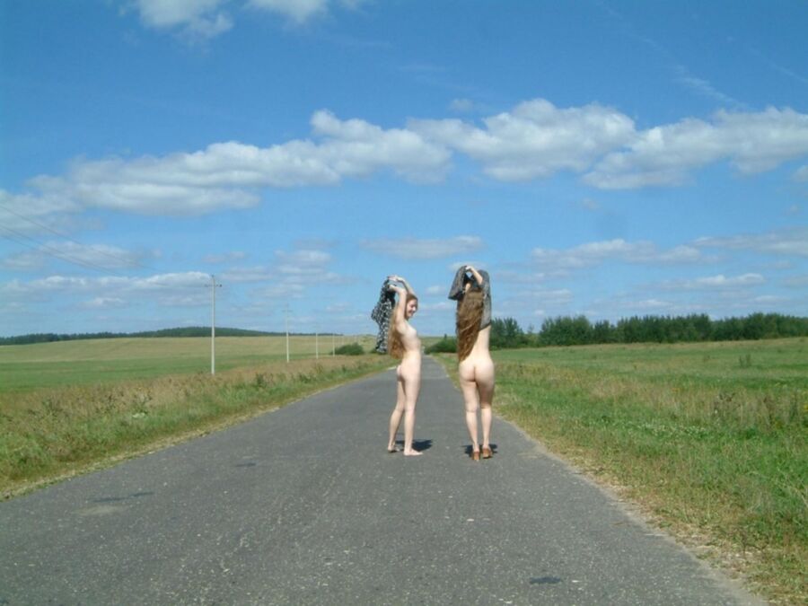 Free porn pics of Alena B and Asja - Sisters On The Road nude in russia - peeing 14 of 190 pics