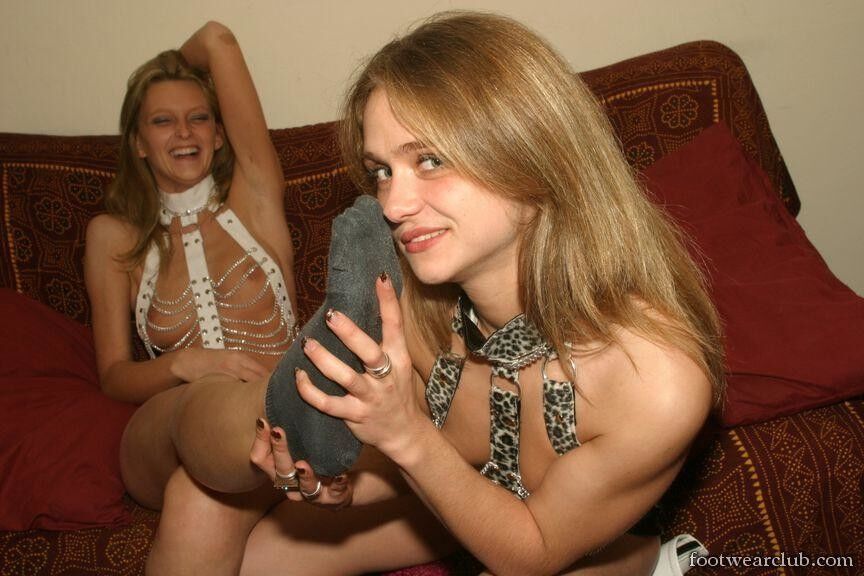 Free porn pics of College Girls Have A Lesbian Foot Fetish Slumber Party 19 of 131 pics