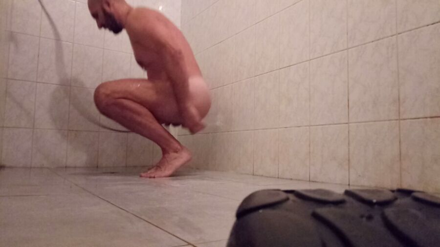 Free porn pics of Russian gay slut in the shower cleans the anal input 5 of 38 pics