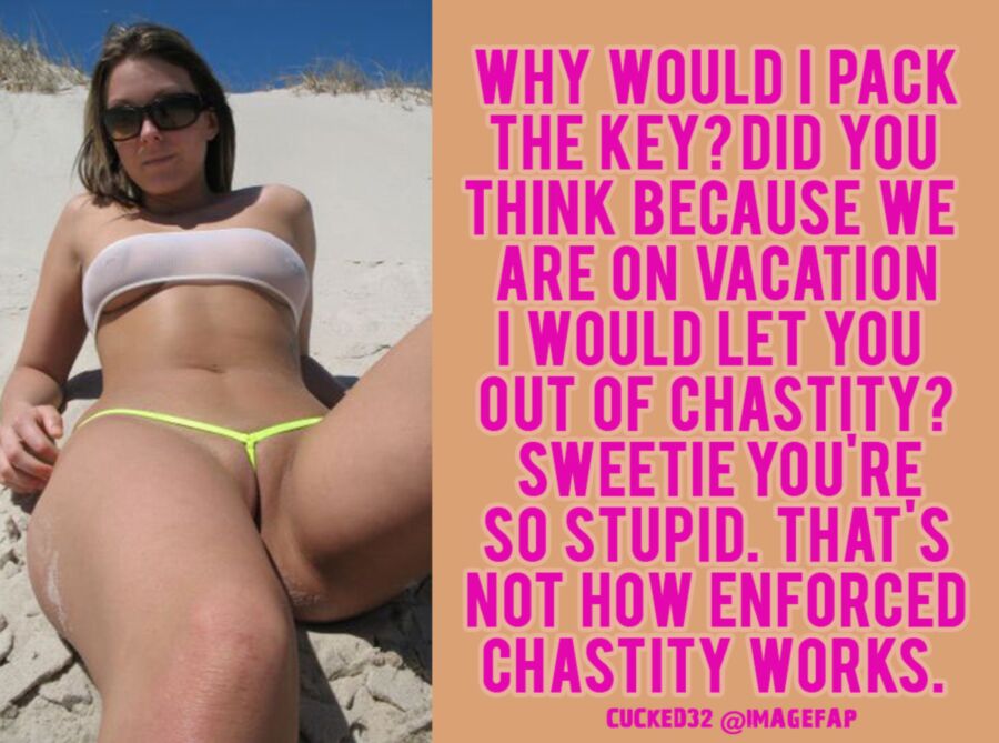 Free porn pics of Chastity Vacation I 3 of 10 pics
