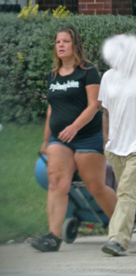 Free porn pics of Super Thick Older BBW, BIG Legs, Tight Short Shorts 20 of 23 pics