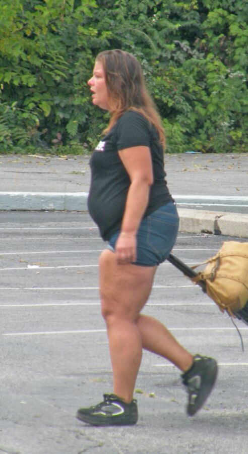 Free porn pics of Super Thick Older BBW, BIG Legs, Tight Short Shorts 15 of 23 pics