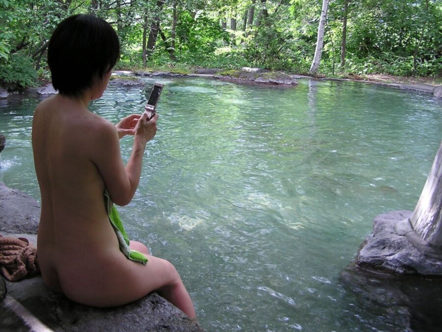 Free porn pics of Japanese MILF loves the onsen - hot spring 18 of 355 pics