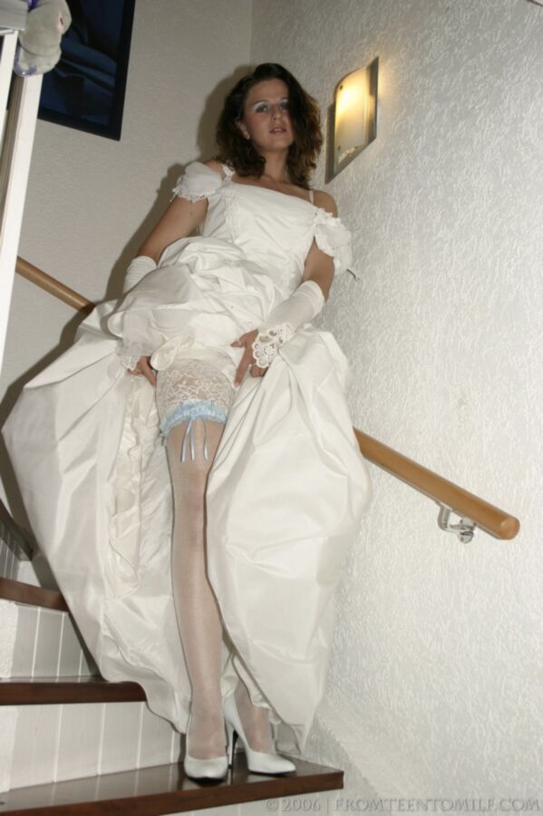 Messy bride dirty talk shorts