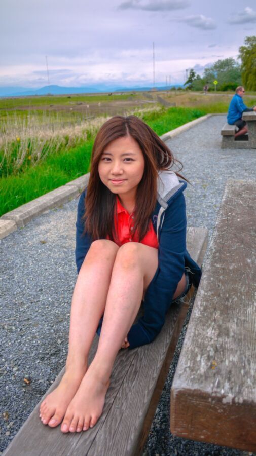 Free porn pics of Cute Asian girl feet and soles 15 of 34 pics