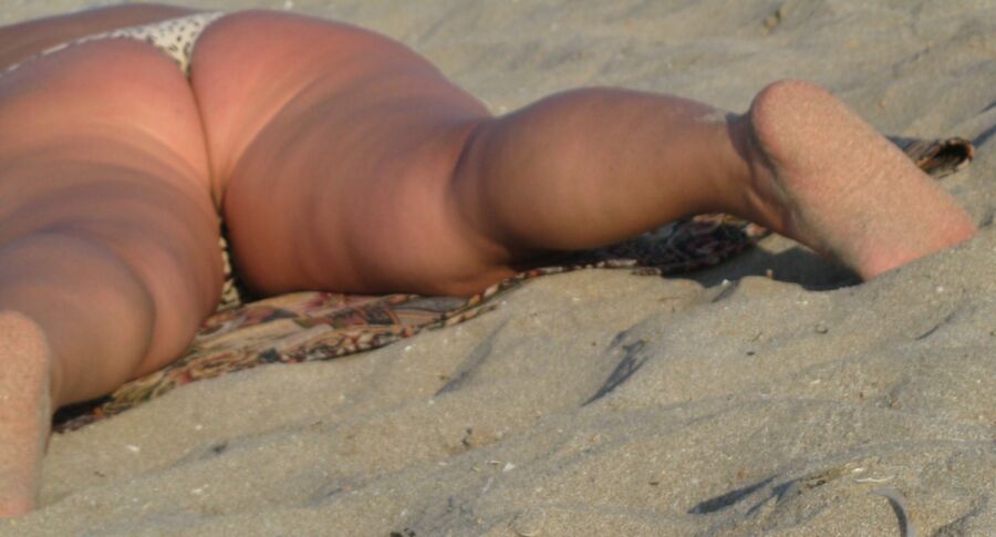Free porn pics of Fat Ass Mom on a beach 14 of 25 pics