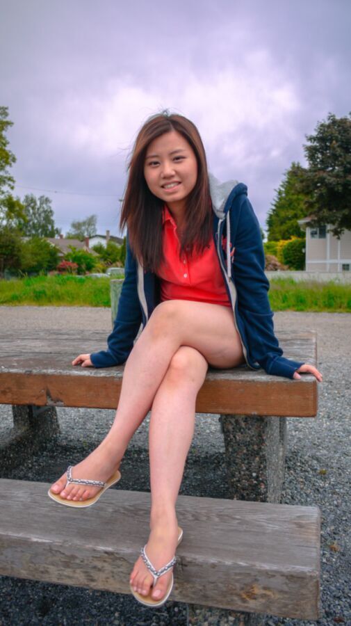 Free porn pics of Cute Asian girl feet and soles 4 of 33 pics