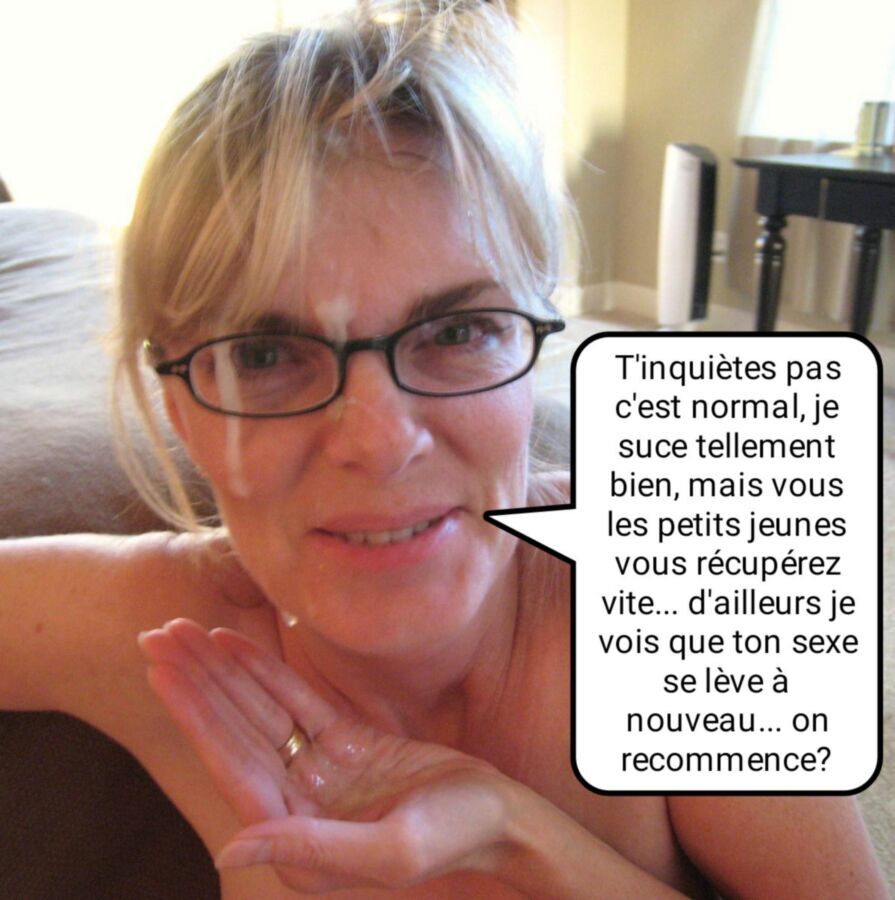 Free porn pics of French caption (français) cougar salope pour toi. 3 of 5 pics
