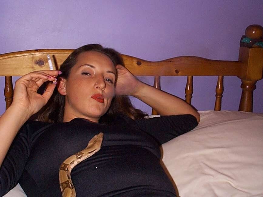Free porn pics of Ali with Pet snake 17 of 19 pics
