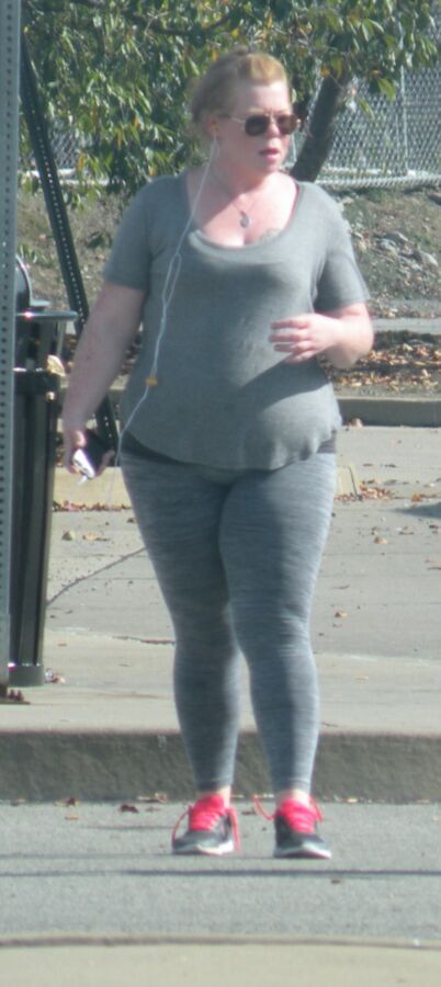 Free porn pics of Plumper SUPER THICK in exercise clothes CUTE HOT Chubby 1 of 9 pics
