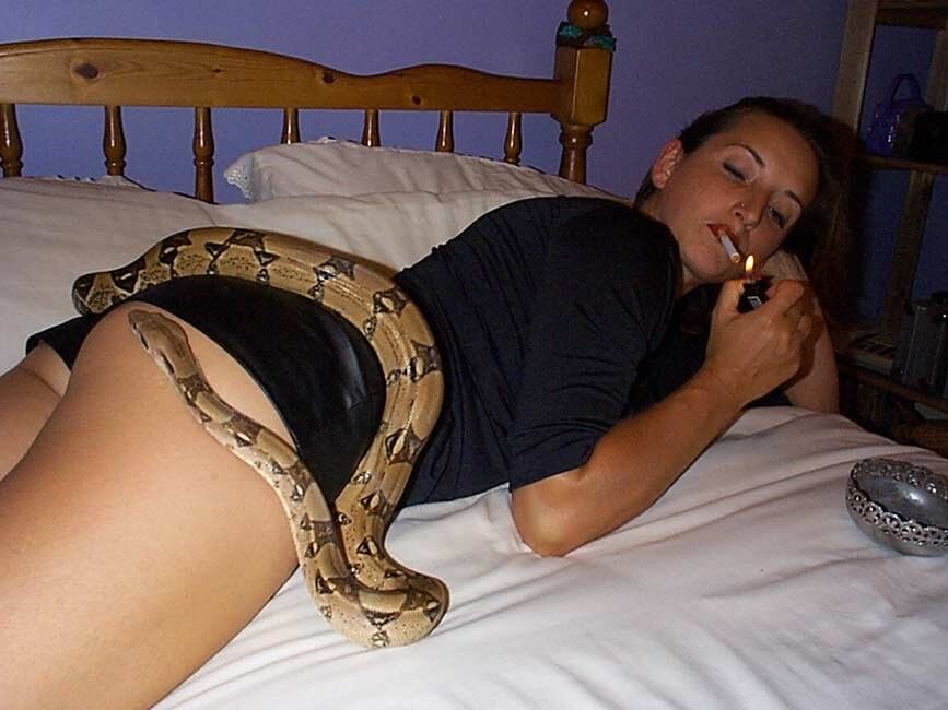 Free porn pics of Ali with Pet snake 9 of 19 pics