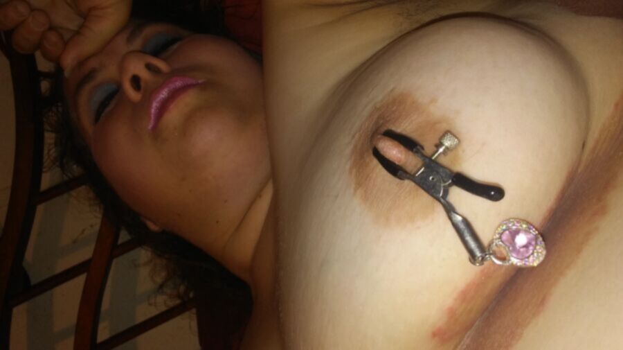 Free porn pics of My Wife With Nipple Clamps On For Your Comments 3 of 8 pics