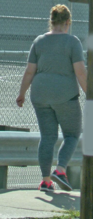 Free porn pics of Plumper SUPER THICK in exercise clothes CUTE HOT Chubby 6 of 9 pics