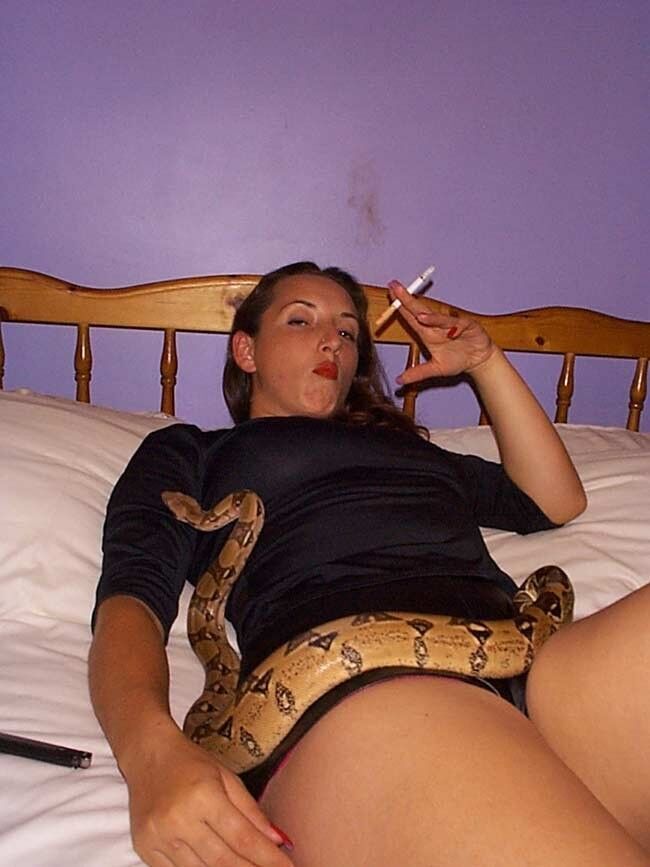 Free porn pics of Ali with Pet snake 13 of 19 pics