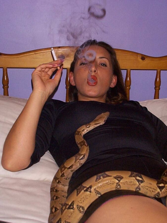 Free porn pics of Ali with Pet snake 15 of 19 pics