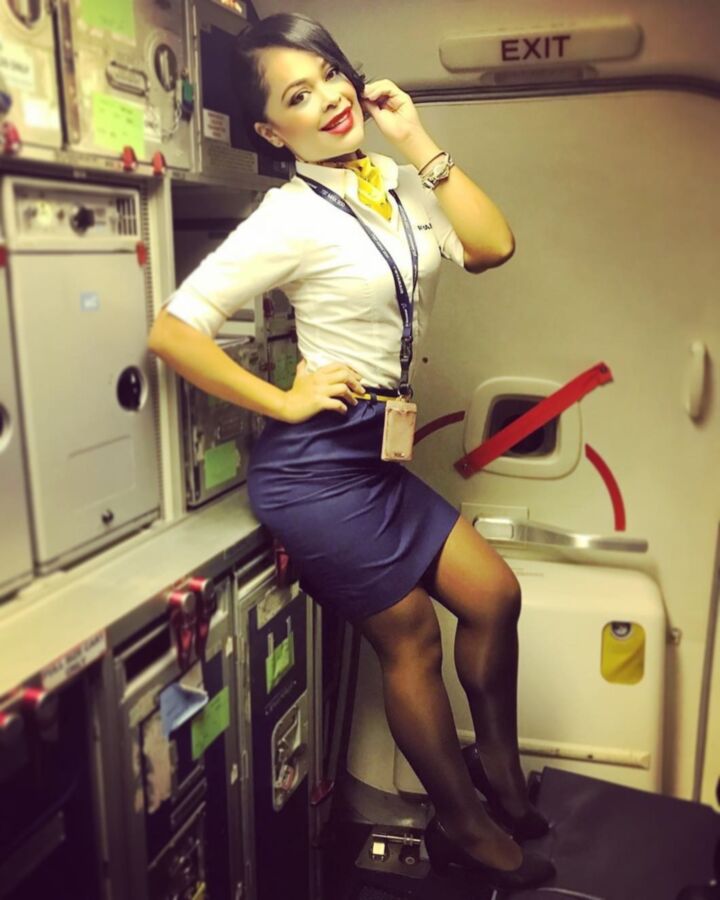Free porn pics of Stewardess /  Flight Attendant / Cabin Crew 11 of 31 pics