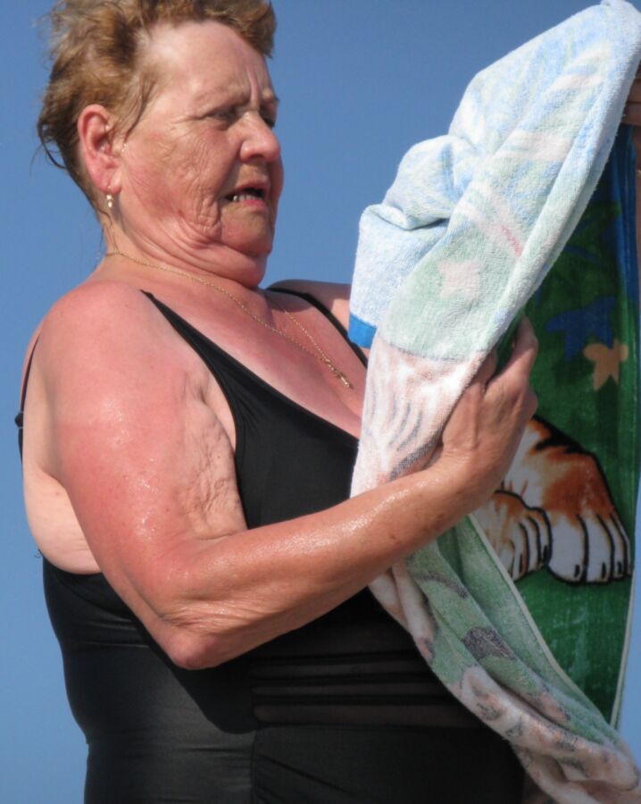 Free porn pics of nice granny on a beach 7 of 26 pics