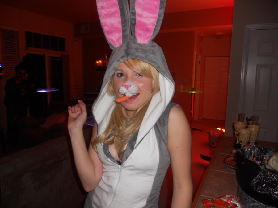 Free porn pics of Slutty bunny Halloween costume 1 of 4 pics