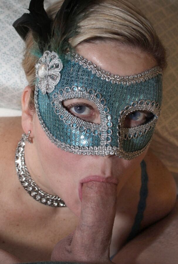 Free porn pics of Slut Masked Wife knows how to pleasure 17 of 21 pics