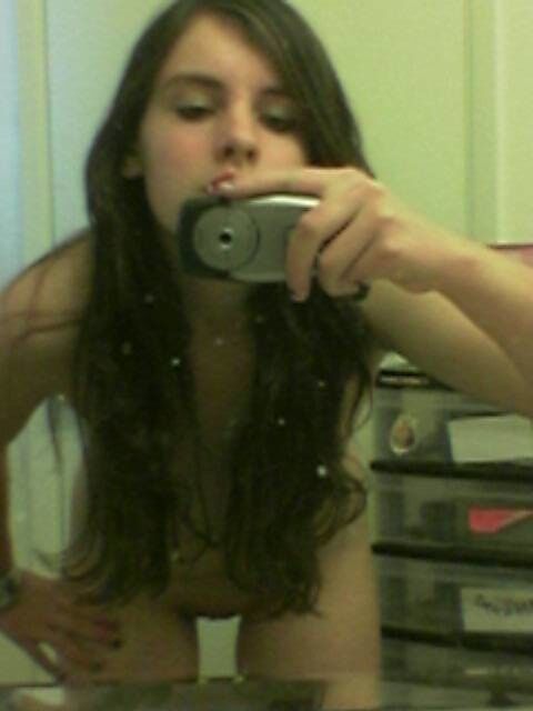 Free porn pics of Cute Teen Geri - Naughty Mirror Selfies 16 of 21 pics
