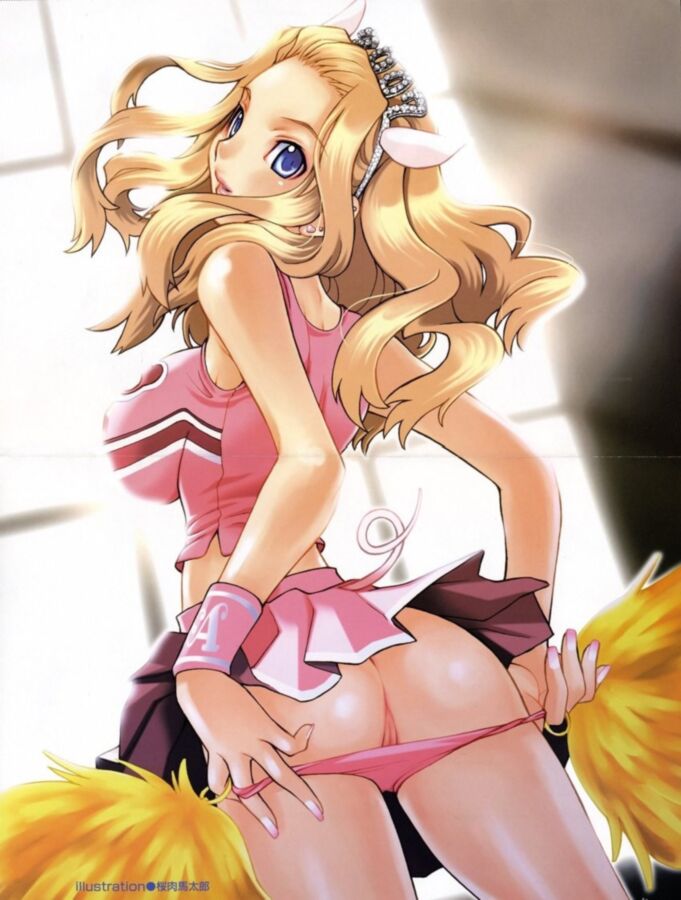 Cheerleaders anime otngagged voyeur