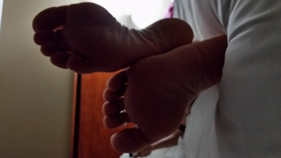 Free porn pics of Candid feet of GF 16 of 43 pics