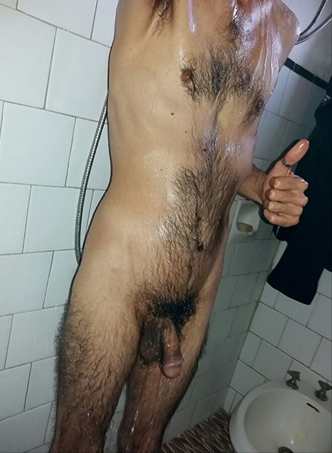 Free porn pics of Mostrando mi culo peludo en la ducha 10 of 41 pics