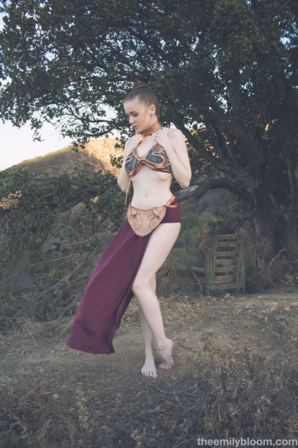 Free porn pics of Cosplay - Emily Bloom as Princess Leia Slave 3 of 22 pics