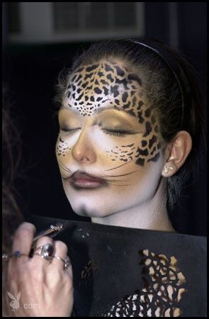 Free porn pics of Katalina Verdin leopard body paint 13 of 32 pics