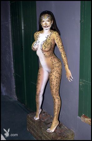 Free porn pics of Katalina Verdin leopard body paint 22 of 32 pics