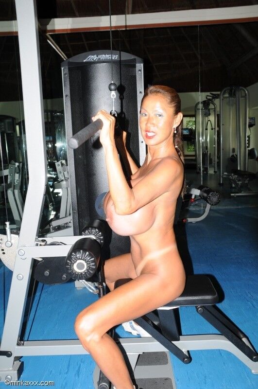 Free porn pics of minka in the gym 8 of 58 pics