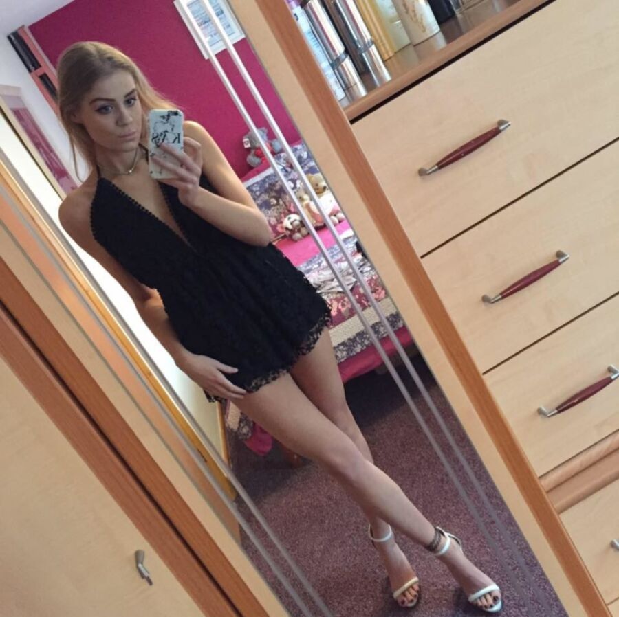 Free porn pics of English chav teen(one of my top favourites)perfect legs and feet 9 of 45 pics