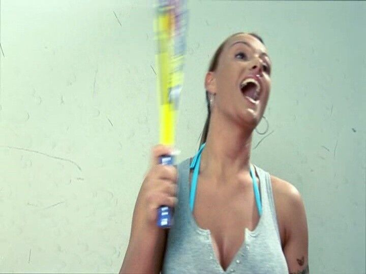 Free porn pics of Mandee Capone Topless Racquetball Babe in Bazookas The Movie 12 of 360 pics