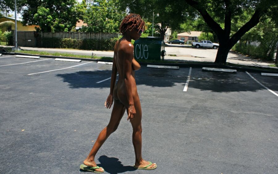 Free porn pics of Black Woman Naked in Public 9 of 29 pics