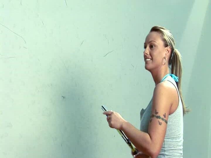 Free porn pics of Mandee Capone Topless Racquetball Babe in Bazookas The Movie 18 of 360 pics