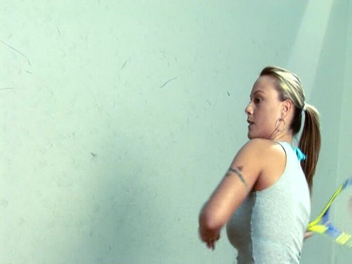 Free porn pics of Mandee Capone Topless Racquetball Babe in Bazookas The Movie 19 of 360 pics